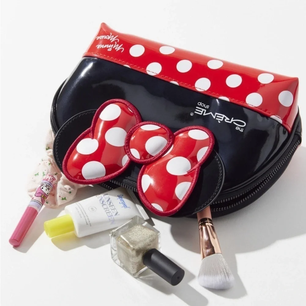 MINNIE MOUSE DOME TRAVEL POUCH (RED)